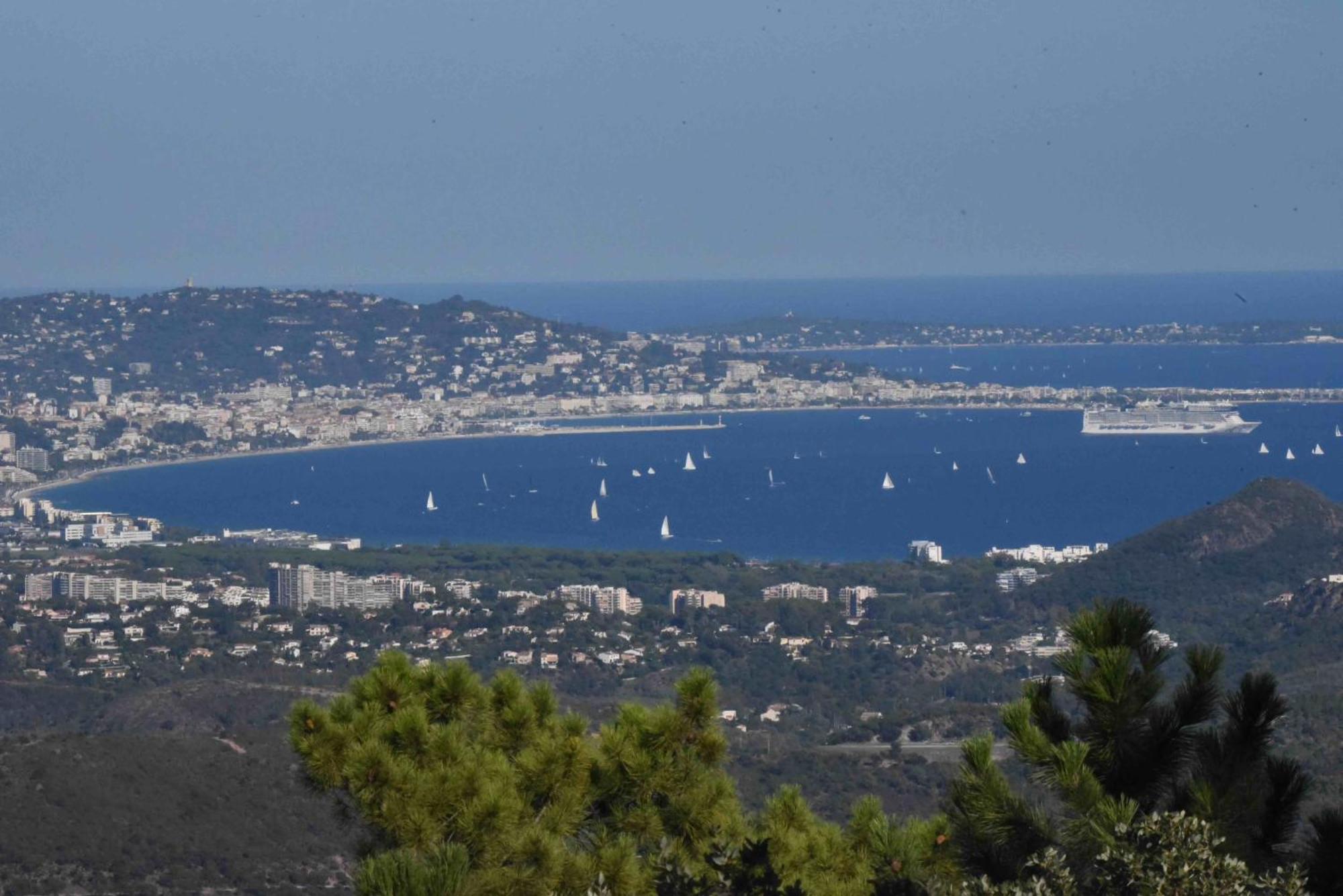 Villa Ormarine, Vue Exceptionnelle Sur La Baie De Cannes Et Le Mercantour 雷阿德雷德雷斯泰勒 外观 照片