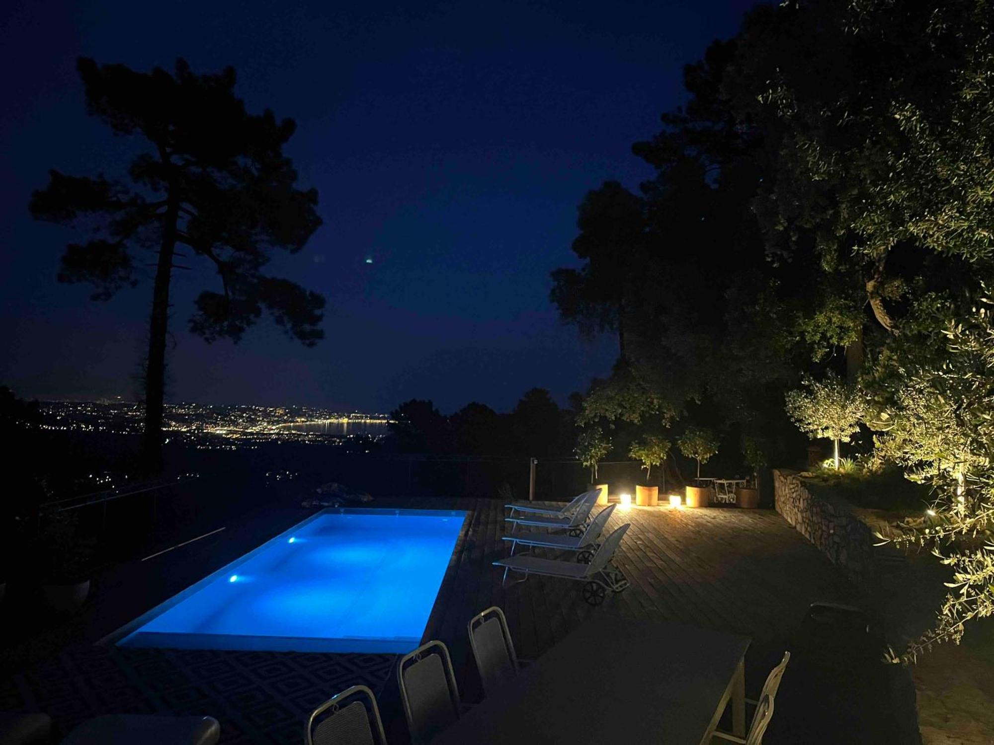 Villa Ormarine, Vue Exceptionnelle Sur La Baie De Cannes Et Le Mercantour 雷阿德雷德雷斯泰勒 外观 照片